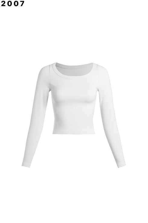 RIBBED WIDENECK LONGSLEEVE